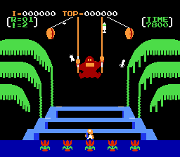 Donkey Kong 3 - Atarisized Screenshot 1